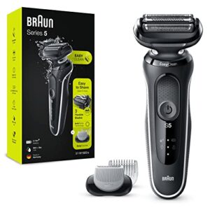 Braun Series 5 51-W1600s Electric Shaver for Men with EasyClick Body Groomer Attachment