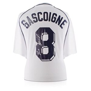 Exclusive Memorabilia Paul Gascoigne Signed 1991 FA Cup Semi-Final Football Shi