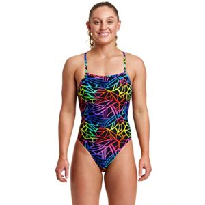 Funkita Women's Swimsuit Single Strength Rainbow Web Swimwea