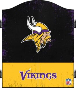 Officially licenced NFL Minnesota Vikings Professional Dart Cabinet (CAB042)