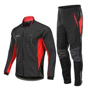 Men's Winter Warm Cycling Jacket Thermal Windproof Waterproof