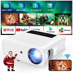 Projector with WiFi and Bluetooth