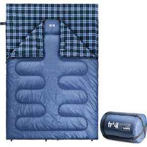 ail outdoor leisure Luxury Cotton Double Sleeping Bag