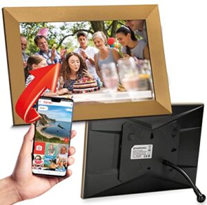 Grouptronics UK Gold WiFi Digital Photo Frame - 10 Inch