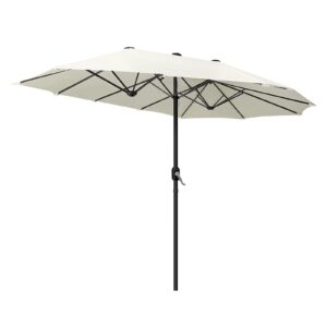 XMTECH 453 x 263 x 235 cm Garden Parasol Double-Sided Sun Umbrella