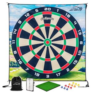 GoSports Golf Darts Chipping Game with Chip N' Stick Golf Balls - Giant 6 ft Size