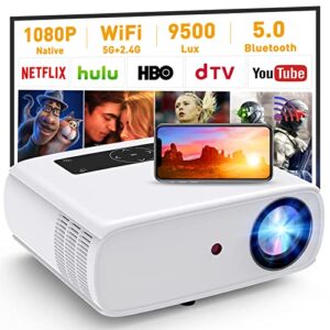 9500Lux WiFi Projector