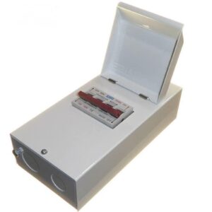 LVYXON Mains to Generator Changeover Switch Single Phase Metalclad 240V- 125 Amp Metal Outdoor Generator Transfer Switches