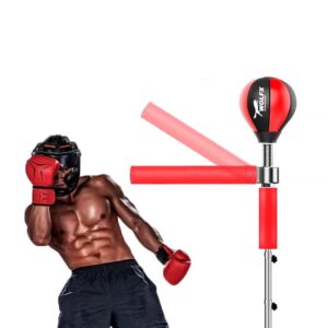 Wolfx Free Standing Boxing Punch Bag Spinning Slam Flexible Punch Bar Speedball Mma