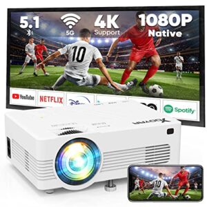 Native 1080P 5G WiFi Projector