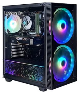 XUM Gaming PC Desktop Computer: I7-10700F 4.8GHz