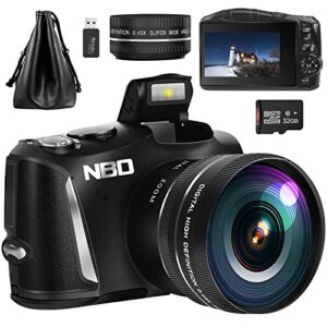NBD 4K Digital Camera Vlogging Camera 48MP Cameras for Photography