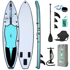 FunWater SUP Inflatable Stand Up Paddle Board Ultra-Light Inflatable Paddleboard with ISUP Accessories