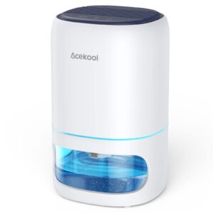 Acekool 1000ml Dehumidifier and Air Purifier 2 in 1 with 7 Colorful Lights