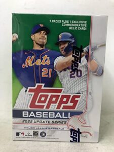 2022 Topps Updates Baseball Relic Box - 7 Packs Per Box