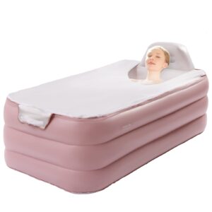 Inflatable Bathtub Spa Bathtub Inflatable Adult Bath Tub Thickened PVC Freestanding Portable Bathtub for Adul