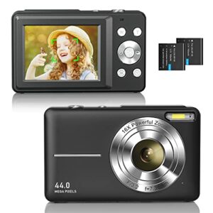 Digital Camera Autofocus 1080P 44MP Compact Digital Camera Kids 16X Digital Zoom Digital Camera Cultivate Hobbies and Creativity for Childre