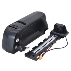 Ebike Battery 36V 13Ah 15Ah 17Ah Electric Bicycle Lithium Ion Battery with LED Battery Level Indicator and USB Charging Port for 350W 500W 750W 1000W Motor (Color : Black