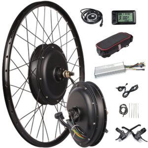 20/24/26/27.5/28/29/700C Inch Rear Wheel E Bike Conversion Kit 48V 1500W Ebike Electric Bicycle Conversion Kit Electric Motor Bike Kit for Bicycle Rear Wheel
