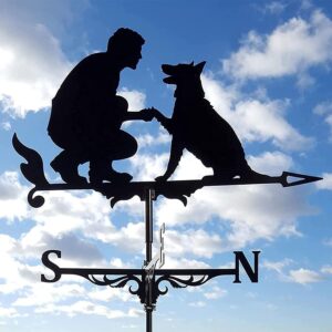 VESIC Metal Weathervane with Garden Pole
