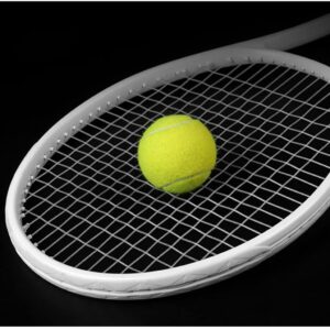 40-55 LBS Ultralight Black Tennis Rackets Carbon Tenis Padel Racket Stringing 4 3/8 Tennisracket Racquet (B One Size)