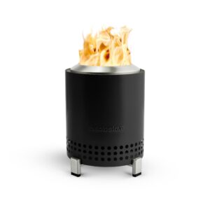 Solo Stove Mesa Tabletop Fire Pit with Stand | Low Smoke Outdoor Mini Fire for Urban & Suburbs | Fueled by Pellets or Wood