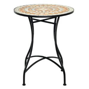 TANGZON Mosaic Patio Side Table
