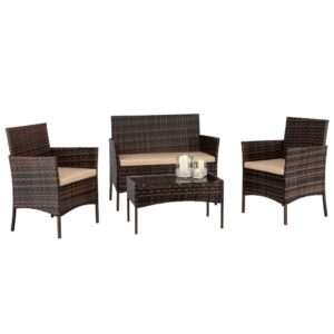 wenyuyu Outdoor Table and Chairs Set