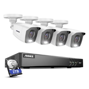 ANNKE 4K UHD Security Camera System with Full Color Night Vision