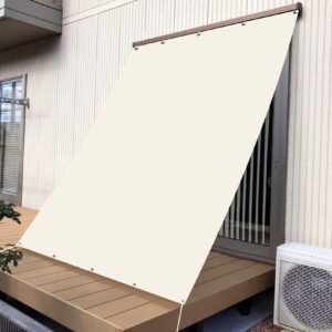 KUAW Sun Shade Sail Rectangle 2.5x3M For Porch Deck Outdoor Backyard Patio Terrace Water Resistant Canopy Sail Sunshade Weatherproof