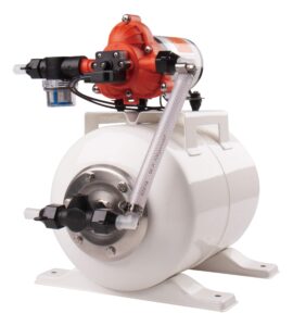 SEAFLO 33-Series Industrial Water Pressure Pump and Accumulator Tank System w/Power Plug - 115V AC