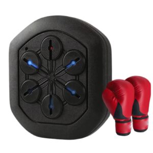 Music Electronic Boxing Wall Target Boxing Machine Smart Boxing Machine Punching Bag Training Equipment Boxing Mat Music Speed Response Coordination Suitable for Children and Adults