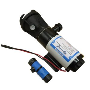 Macerator Toilet Waste Pump 12V (Sewage Grinder Bathroom WC Marine Ocean Blue)