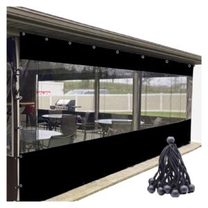 WZYJLyds Transparent Waterproof Curtains for Outdoor Gazebo
