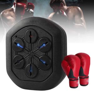 Music Electronic Boxing Machine Wall Target Smart Bluetooth Punching Bag Training Exercise with Lights