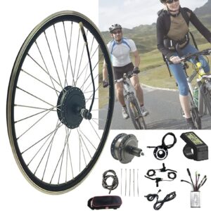 TOOJUN 24V/36V/48V Electric Bicycle Conversion Kit 250W Rear Hub Motor Wheel 20-29 Inch 700C eBike Cycling Mountain Bike City Bike Conversion Kit
