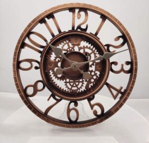 TAISK Outdoor Wall Clock 12 in Outside Waterproof Garden Clock