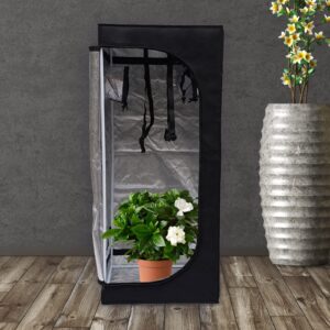 Grow Tent Kit Complete with AC LED Grow Light Dimmable Full Specturm Indoor Grow Tent with Observation Window