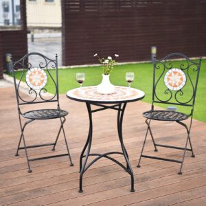 RELAX4LIFE 3PCS Bistro Set