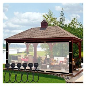 Clear Tarps Durable Outdoor Vinyl Curtain Easy to Fold Curtain Waterproof Tarpaulin