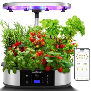 JustSmart WiFi 12 Pods Hydroponics Growing System with APP Control