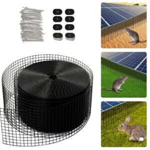 JAYEUW 6in X 100ft Solar Panel Bird/Squirrel/Critter Guard Mesh Kit