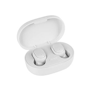 MAMESO Bluetooth Headphones V5.0 One Touch operation True Wireless Earbuds 60Hrs Playback with Wireless Charging Case(White