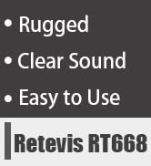 Retevis RT668 Walkie Talkie, PMR446 Professional 2 Way Radio