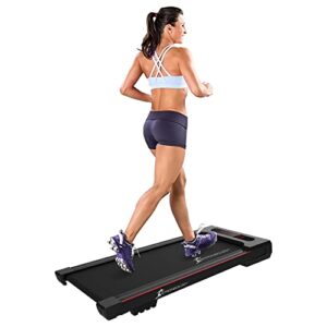 Strongology Home & Office Ultra Quiet 560W Adjustable Speed Slimline MOTIONIC Bluetooth Treadmill with LED Display - Fully Assembled