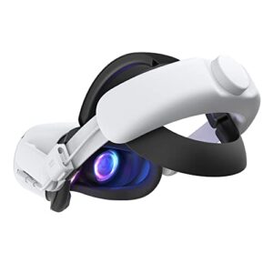 KIWI design Battery Head Strap 6400mAh Compatible with Quest 2 Accessories