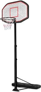 GYMAX 200-305cm Basketball Hoop and Stand