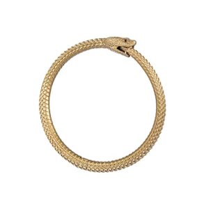 COPPERTIST.WU Ouroboros Snake Bracelet Bracelets for woman womens Open and closed Bracelets Mens Jewelry Brass Handmade Original