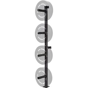 GYM MASTER Wall Mounted Olympic 2 inch Weight Plate Storage Rack Holde
