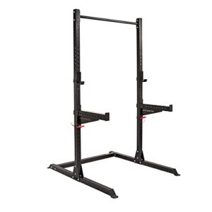 GYM MASTER GM2 Half Power Rack Squat Cage with Optional Weight Storage and Spotters